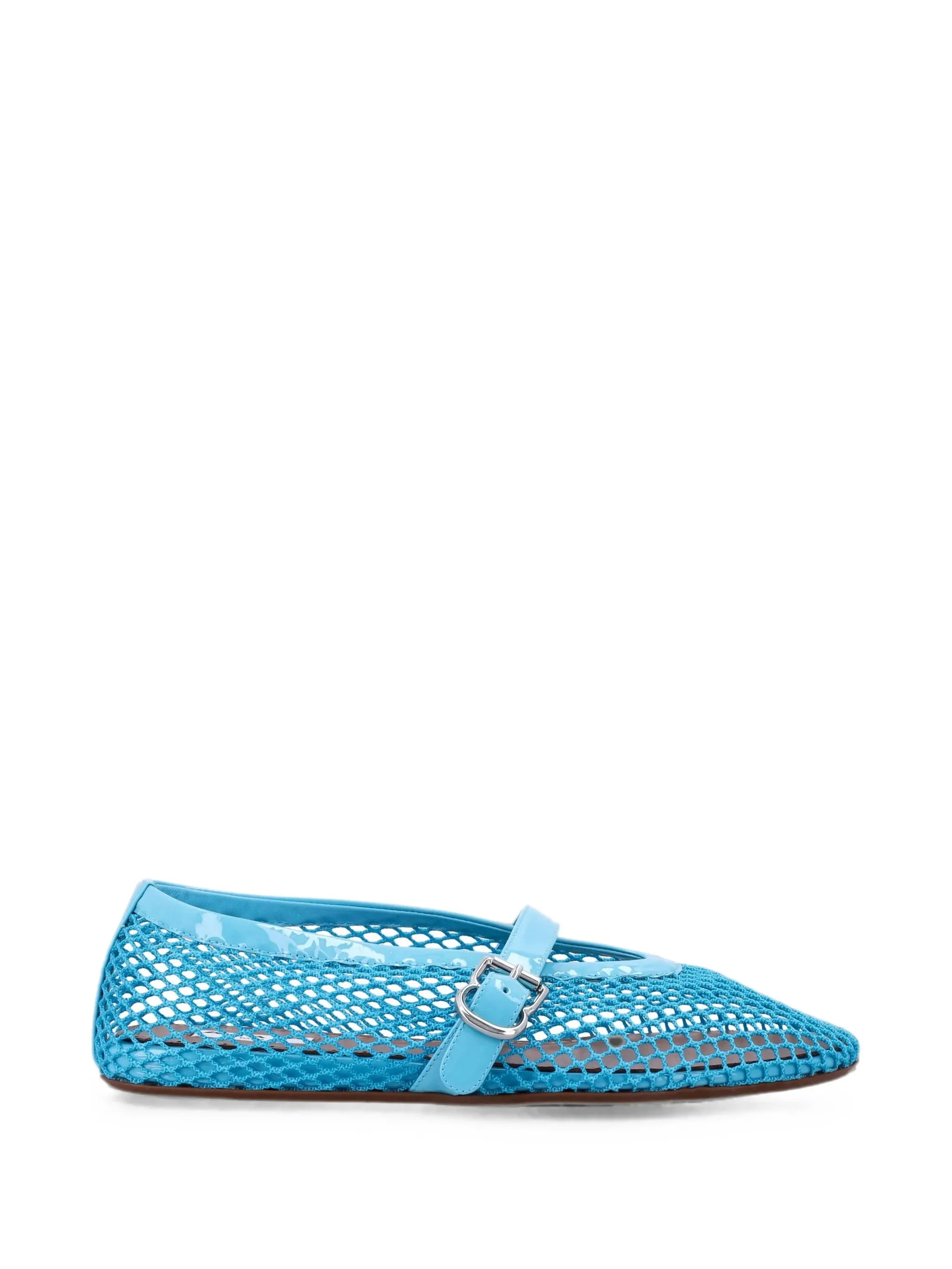 Alaïa Mesh Buckle-fastening Ballet Flats - 1