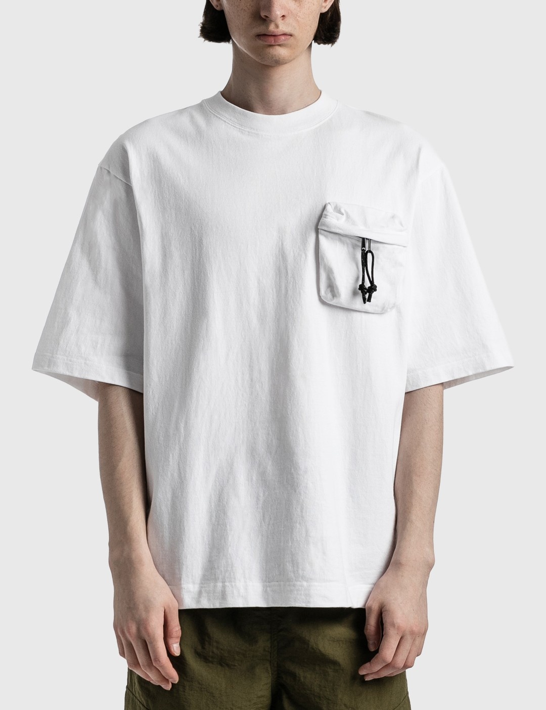 WHITE CARGO T-SHIRT - 3