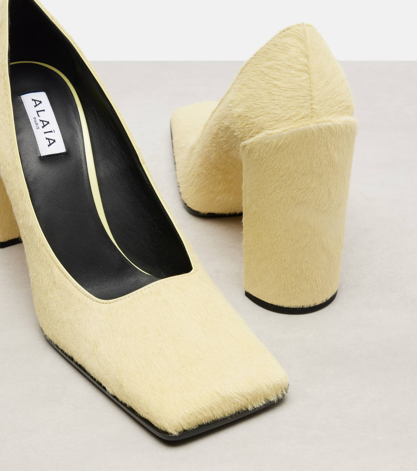 90 calf hair pumps - 5
