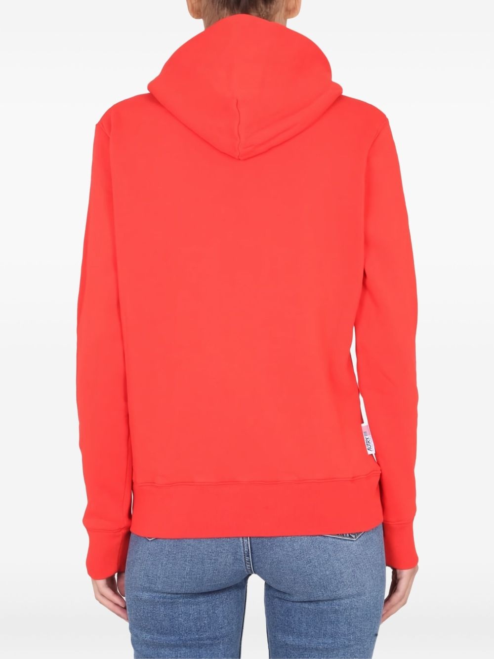 circular-logo cotton hoodie - 3