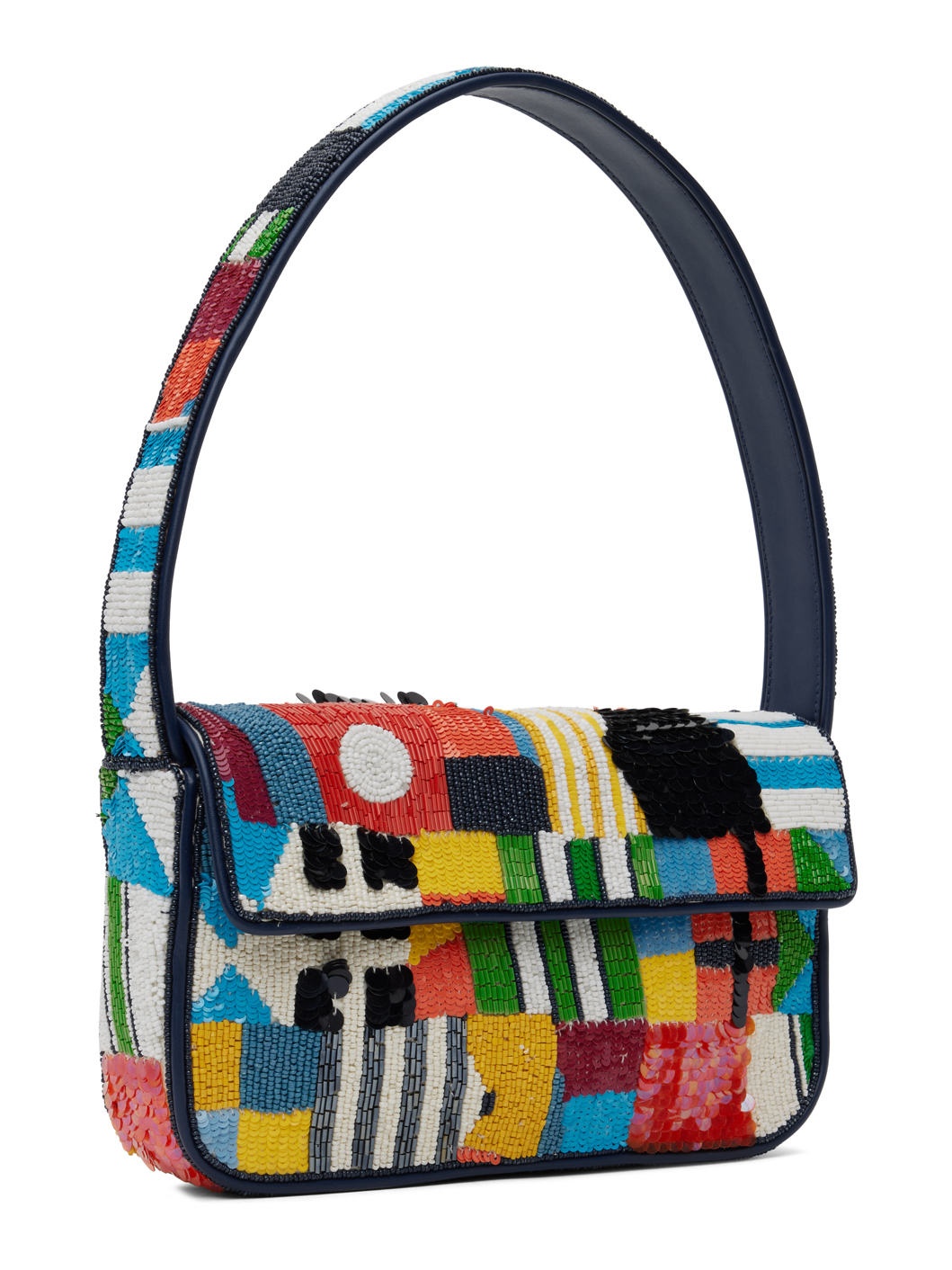 Multicolor Tommy Beaded Shoulder Bag - 2