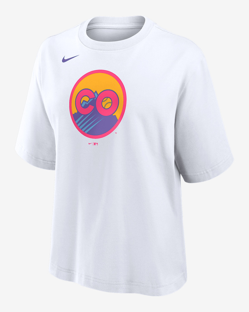 Colorado Rockies City Connect Boxy Women's Nike MLB T-Shirt 1