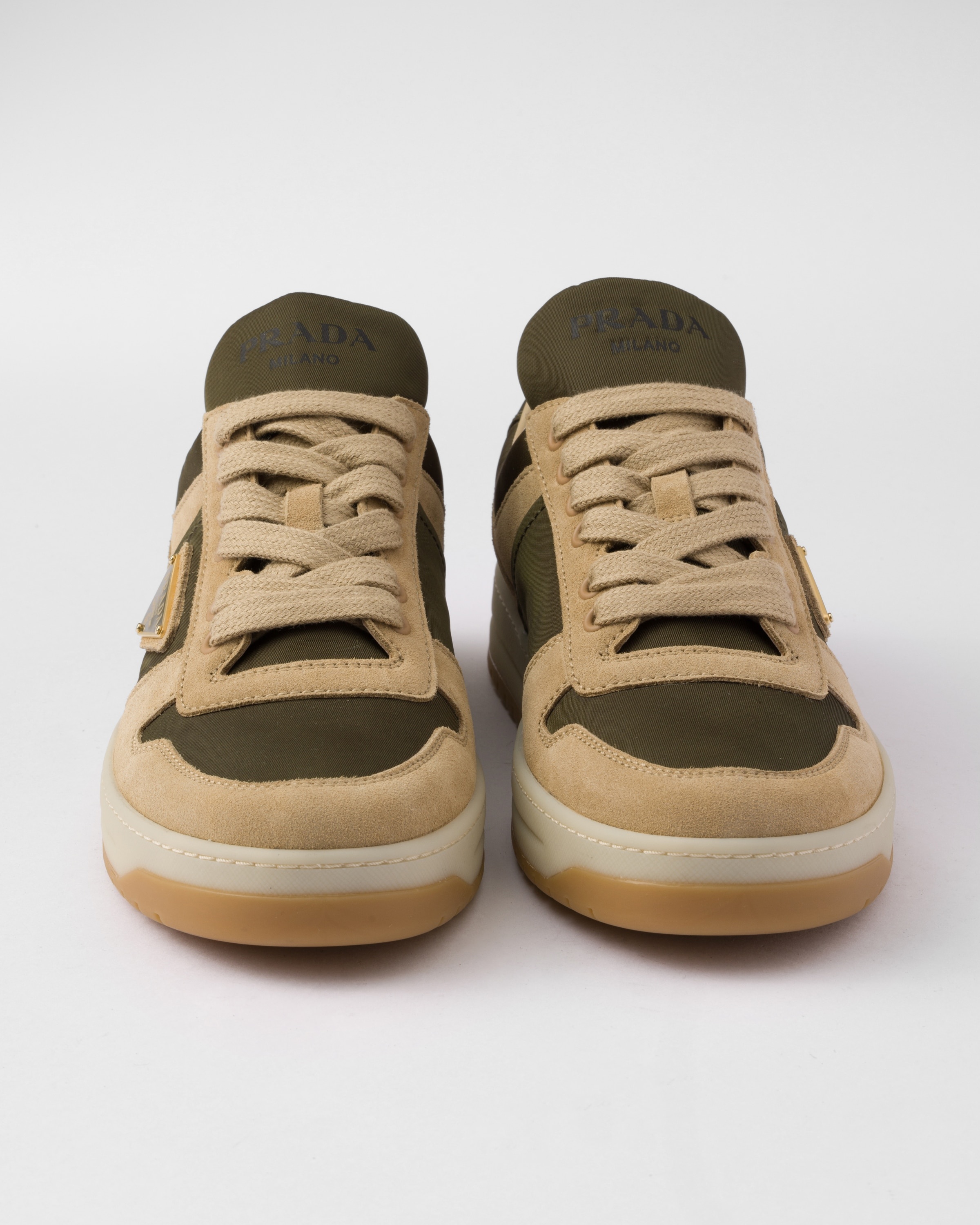 Downtown suede and Re-Nylon sneakers - 6