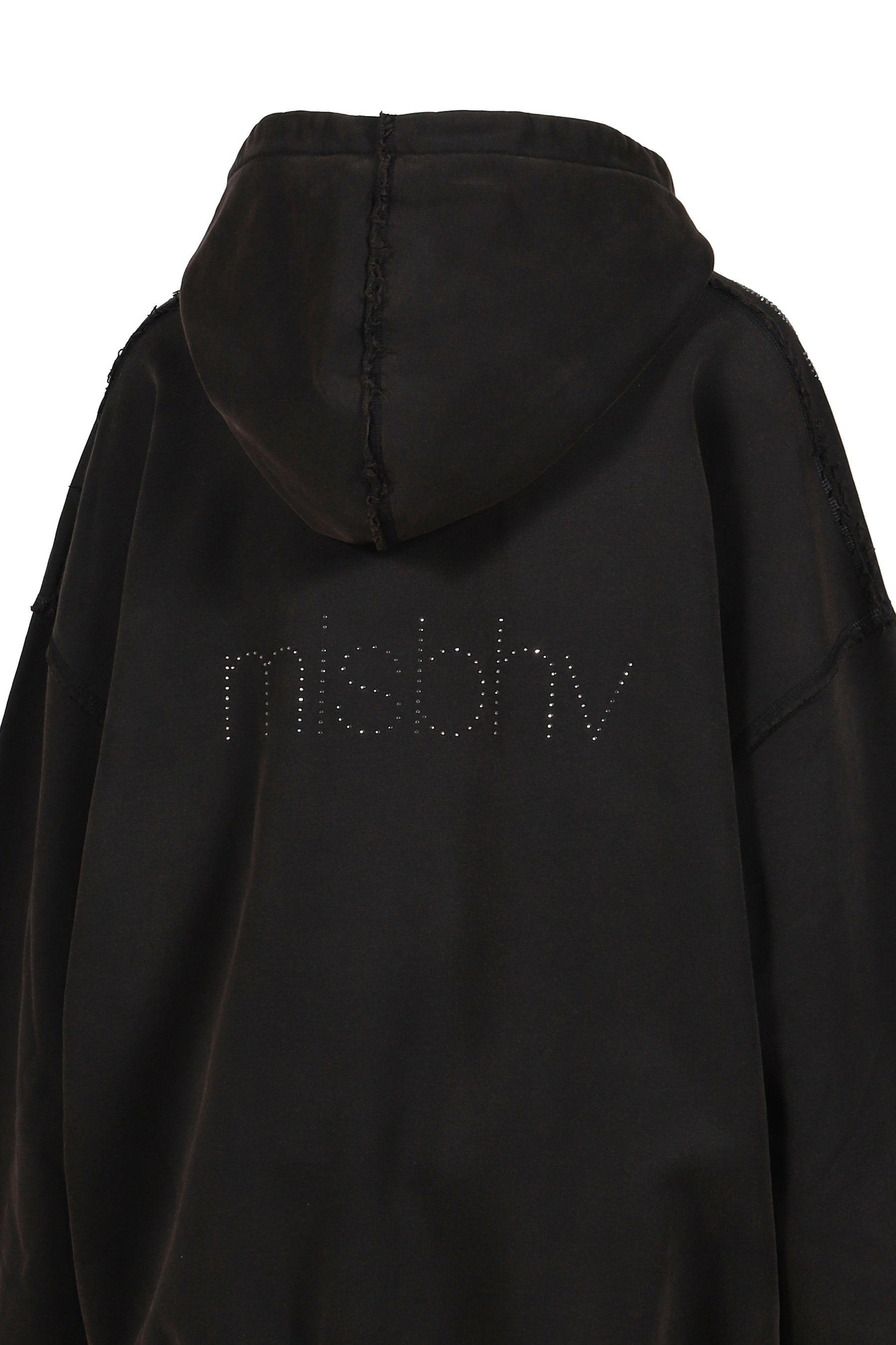 CROSS HOODIE / WASHED BLK - 5