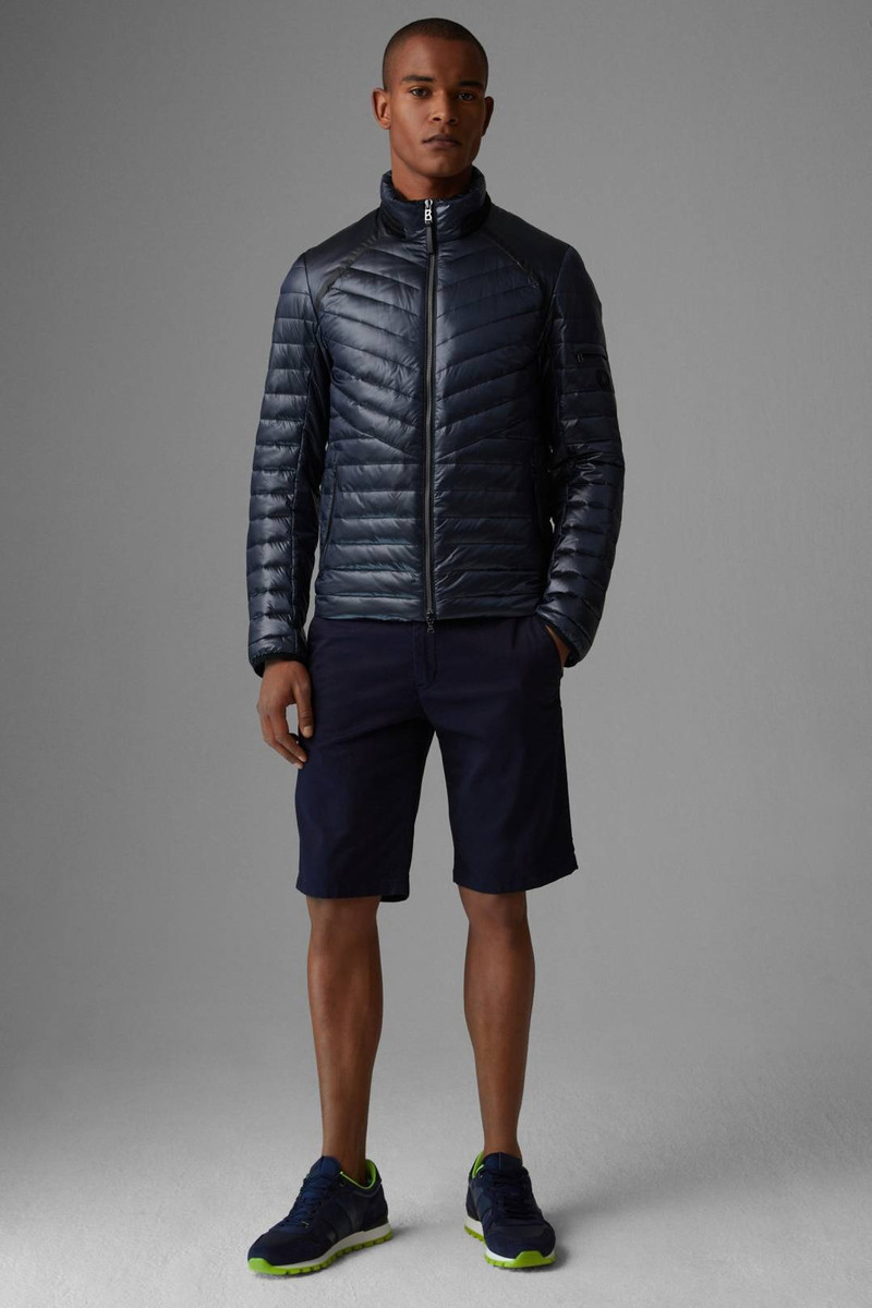 BOGNER LIMAN QUILTED JACKET IN NAVY BLUE outlook