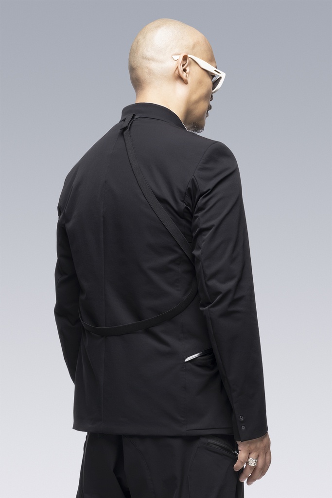 J105-DS schoeller® Dryskin™ Blazer Black/White - 4