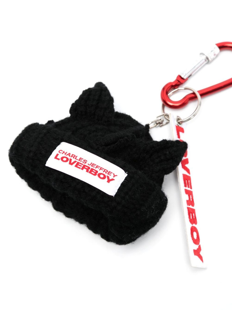 CHARLES JEFFREY LOVERBOY Chunky Ears Beanie keyring outlook
