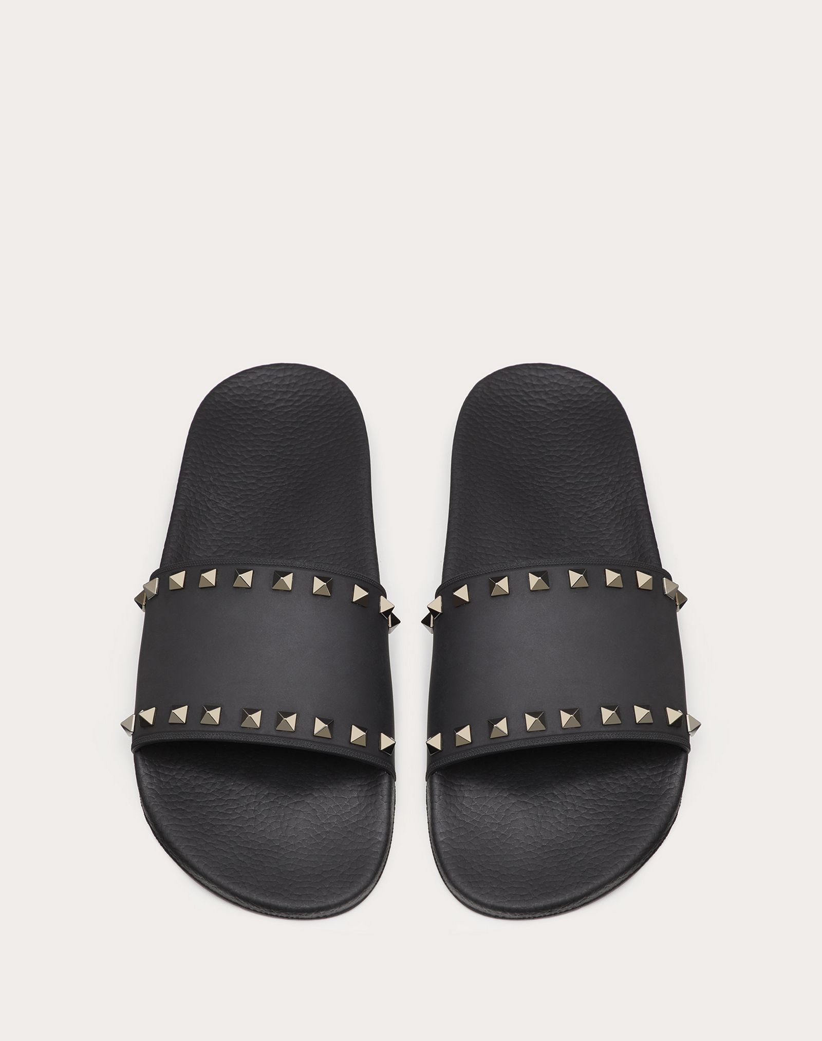 ROCKSTUD RUBBER SLIDER SANDAL - 4