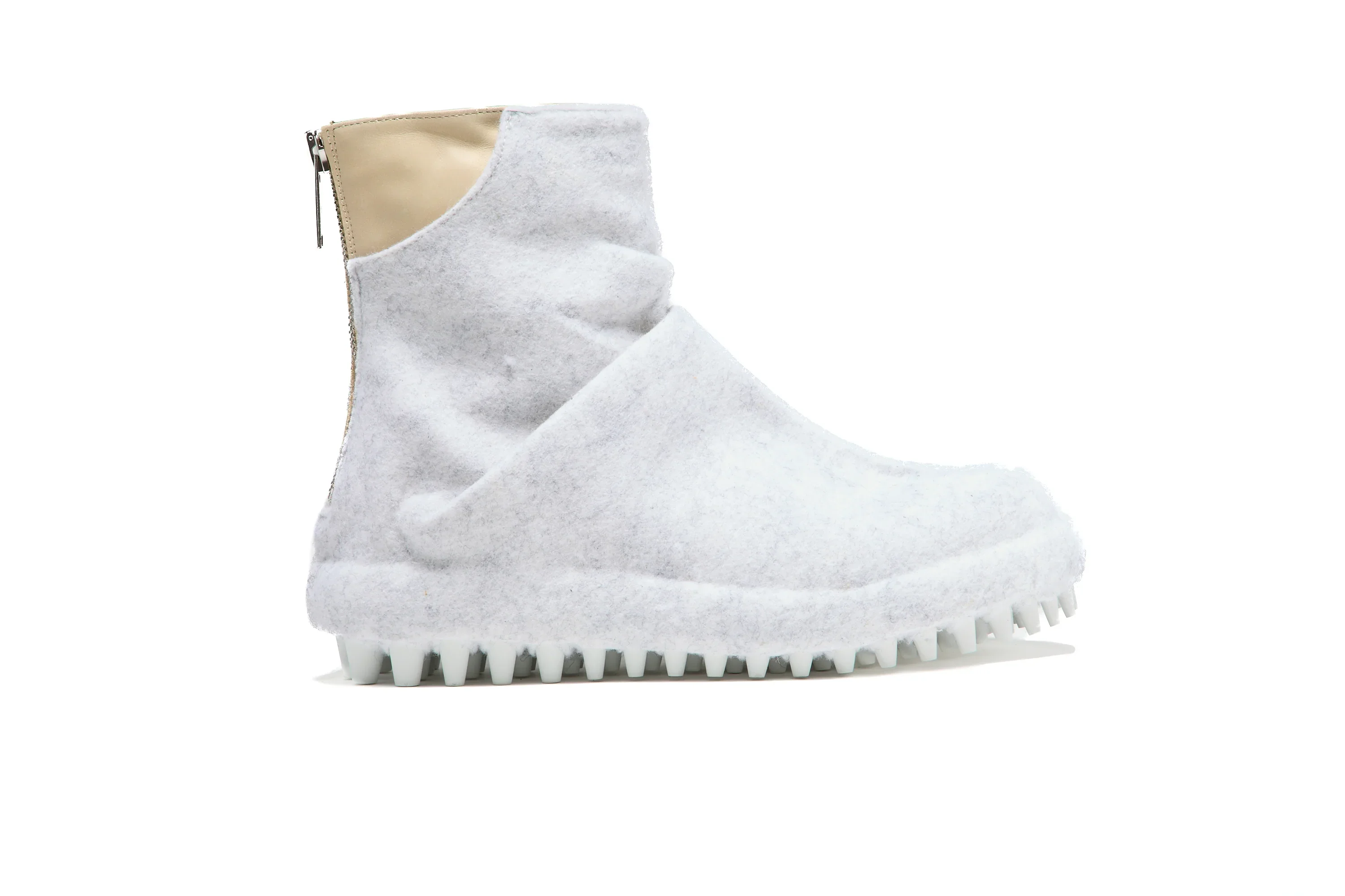 424 Felt Miner Boot White - 1