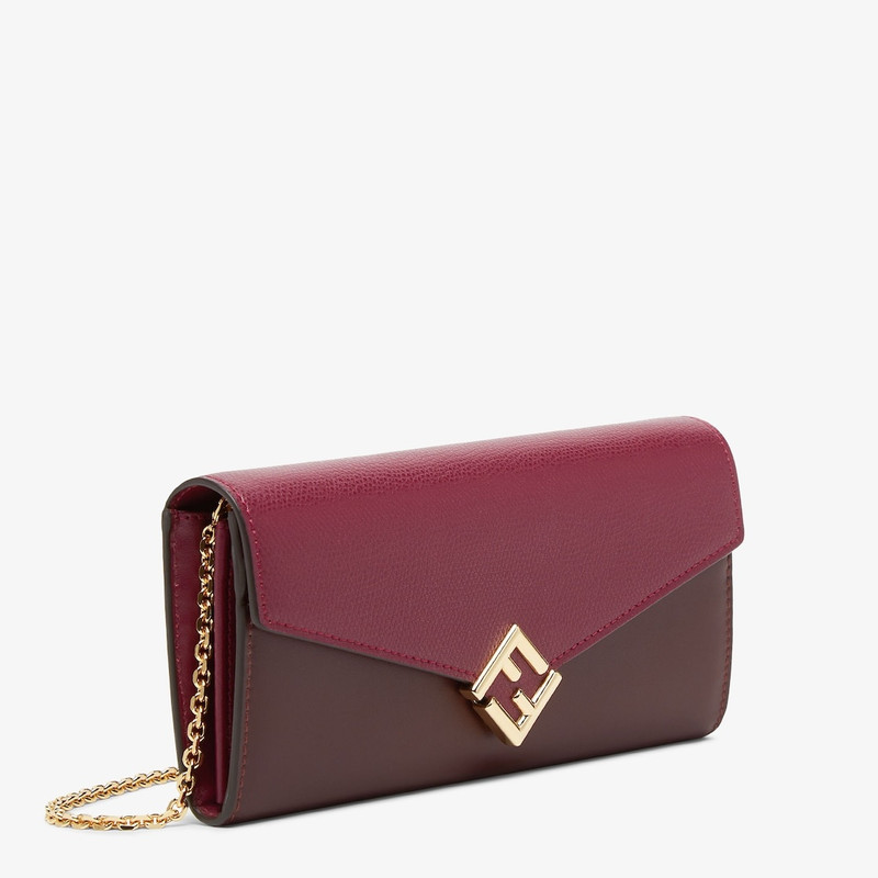 FENDI FF Diamonds Continental With Chain outlook