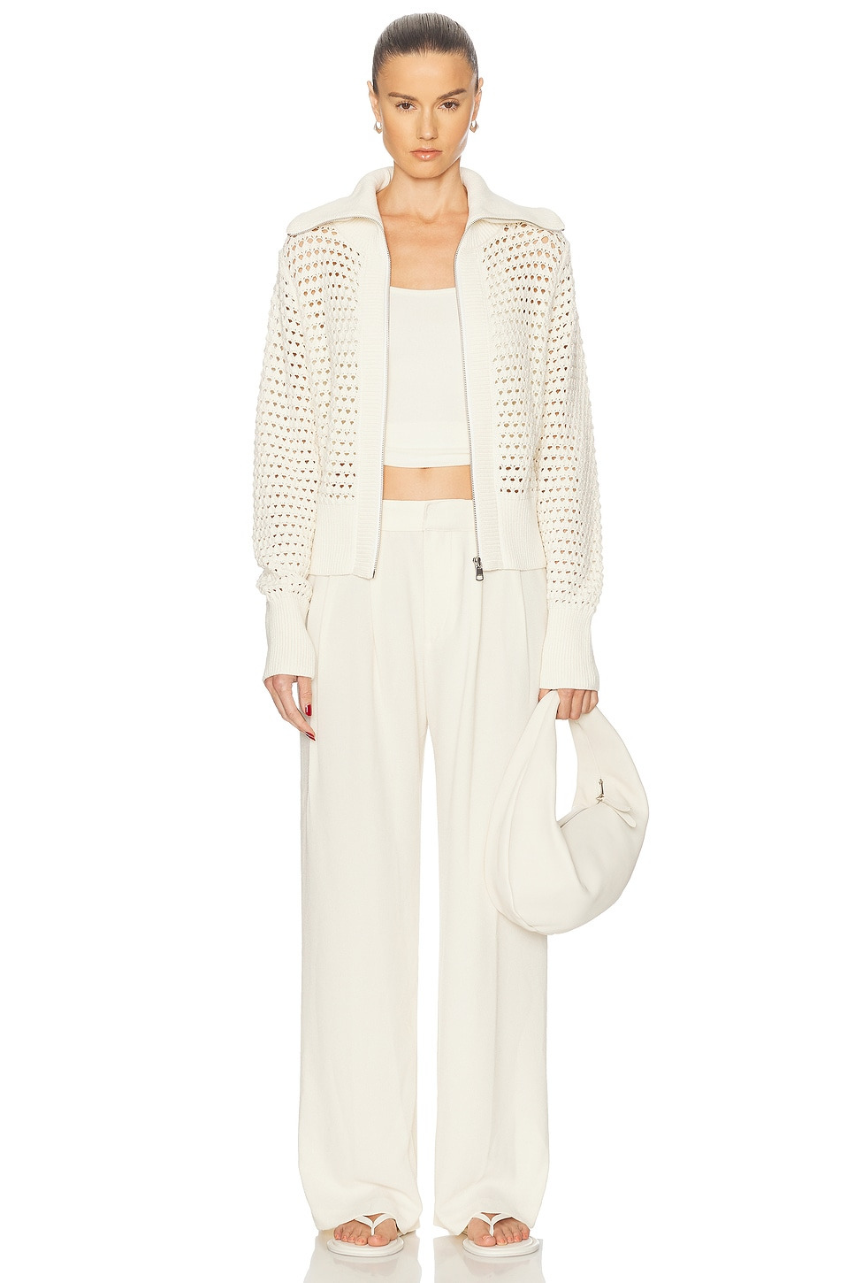 Eloise Full Zip Knit Sweater - 5