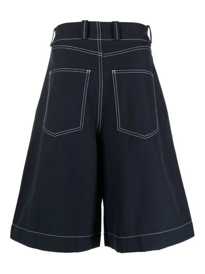 SUNNEI denim wide-leg shorts outlook