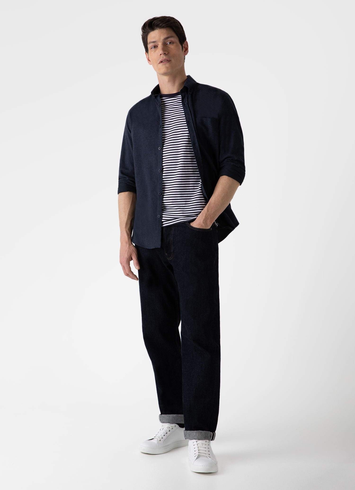 Button Down Flannel Shirt - 3