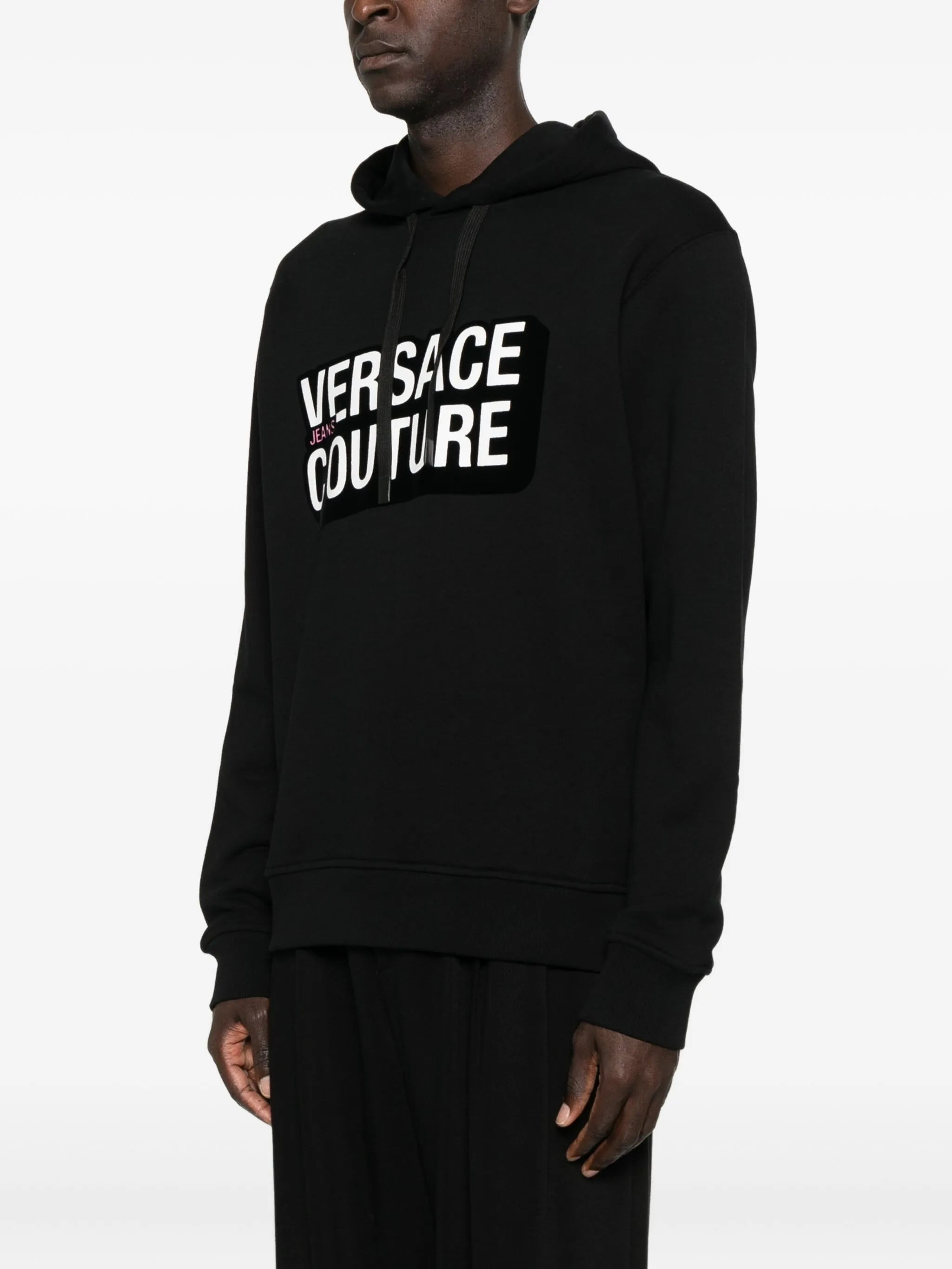 Versace Jeans Couture Logo-lettering Hoodie - 3