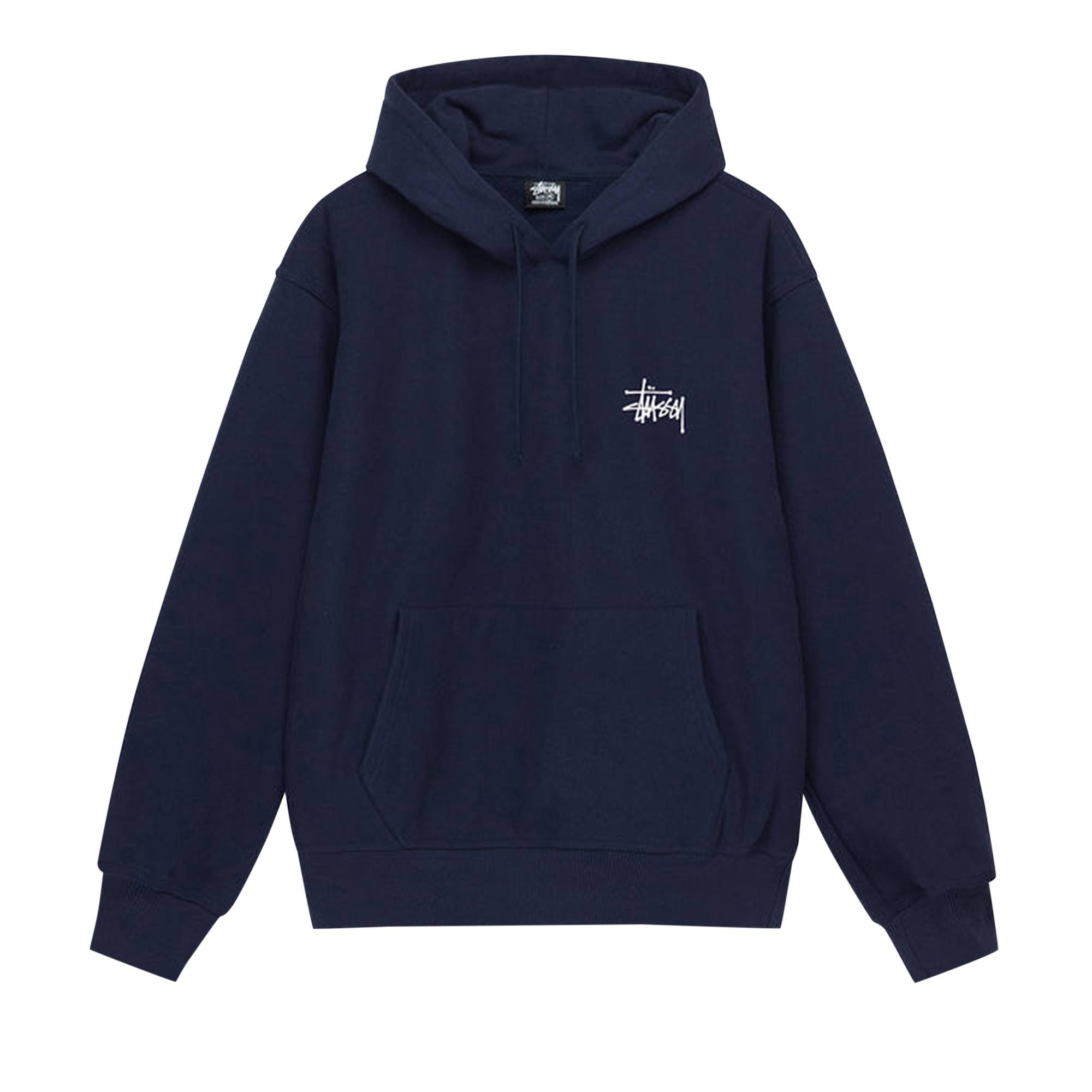 Stussy Basic Hoodie 'Navy' - 1