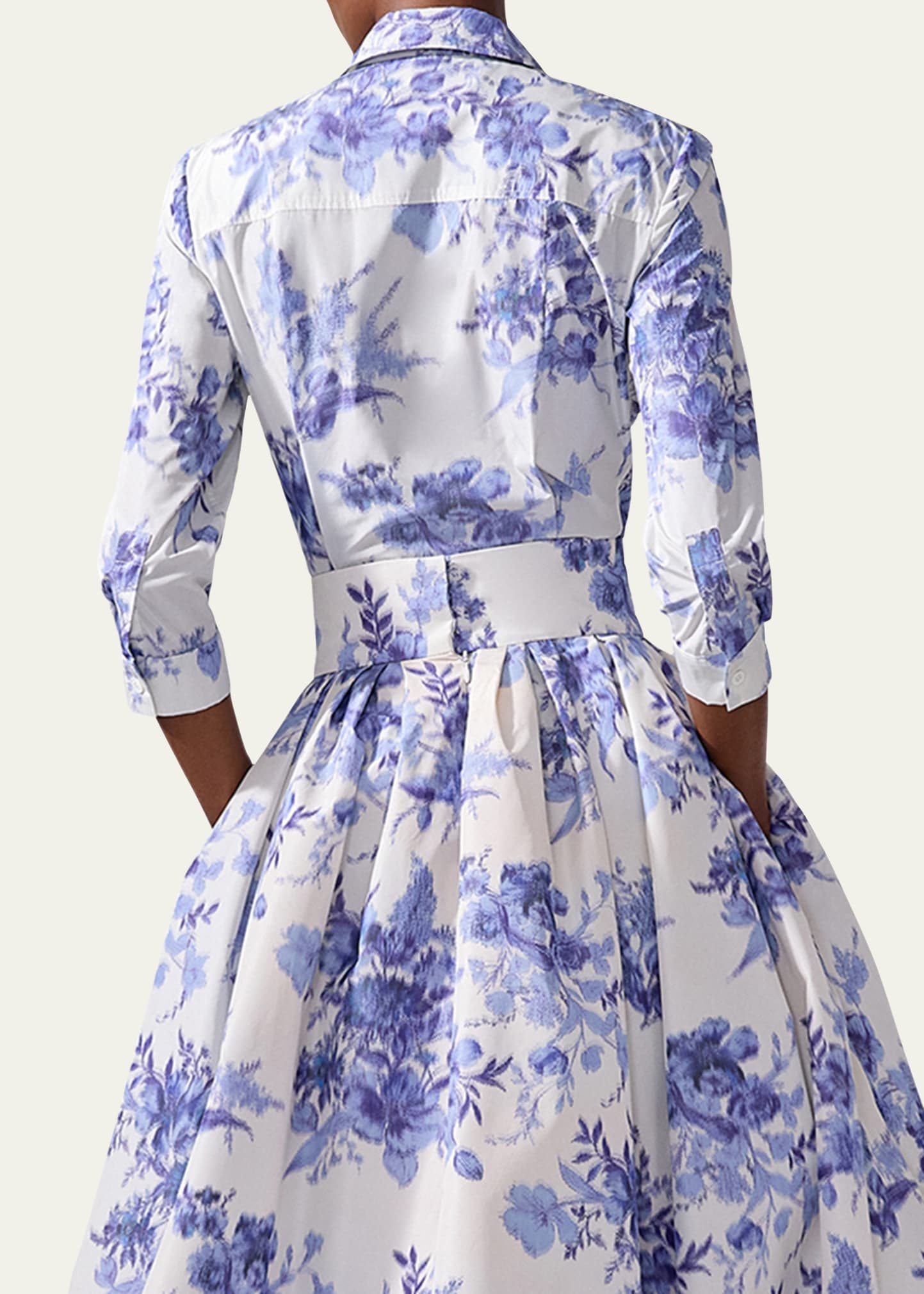 Blur Floral Button-Down Icon Blouse - 3