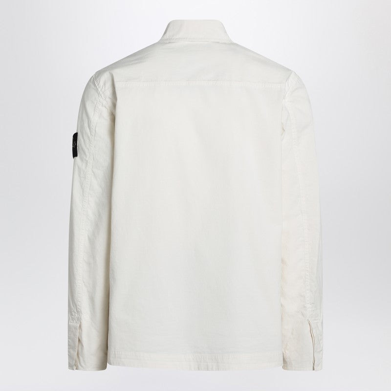 Stone Island Ivory Cotton Jacket Men - 2