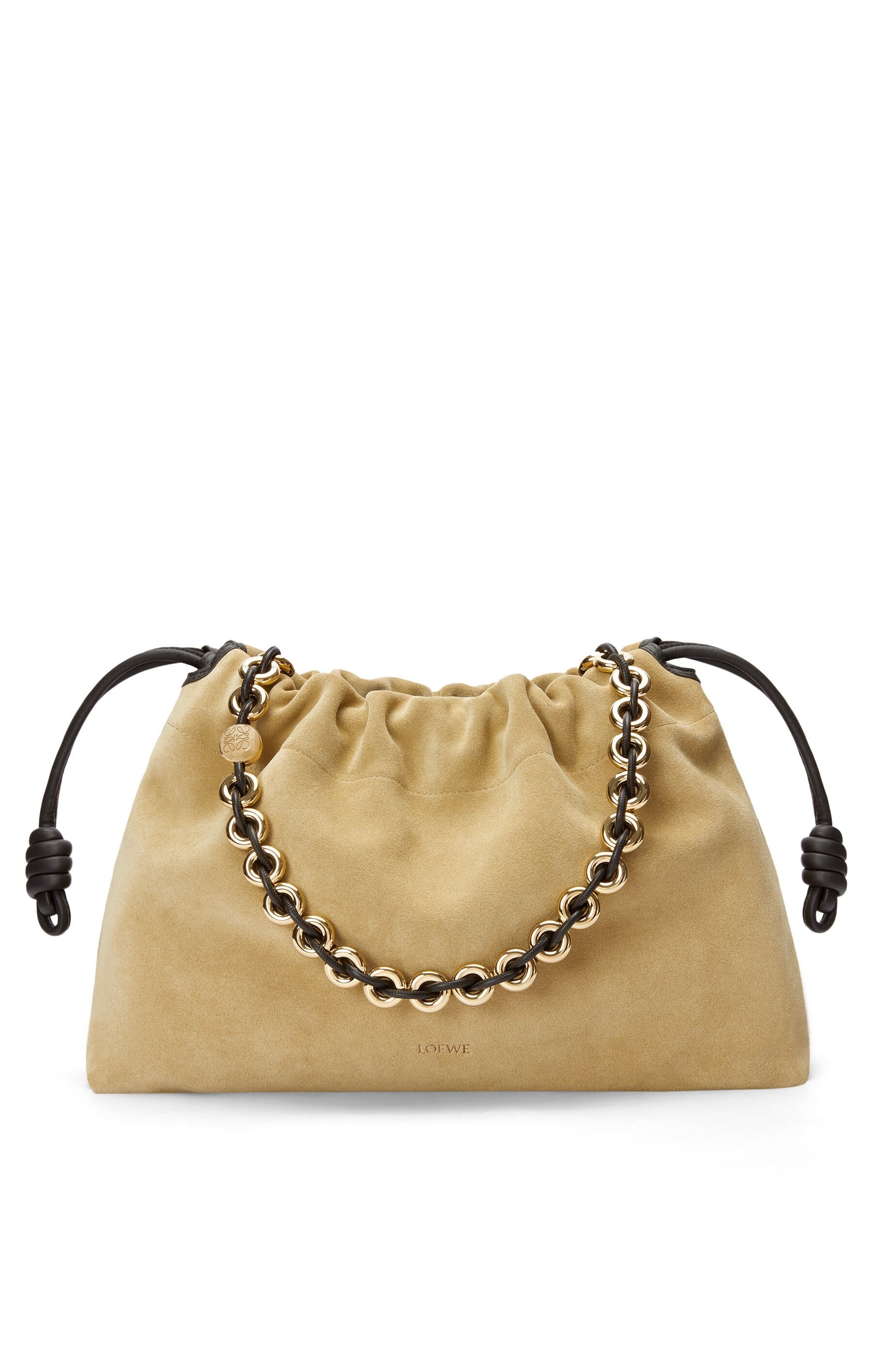 Large Flamenco purse in suede calfskin - 1