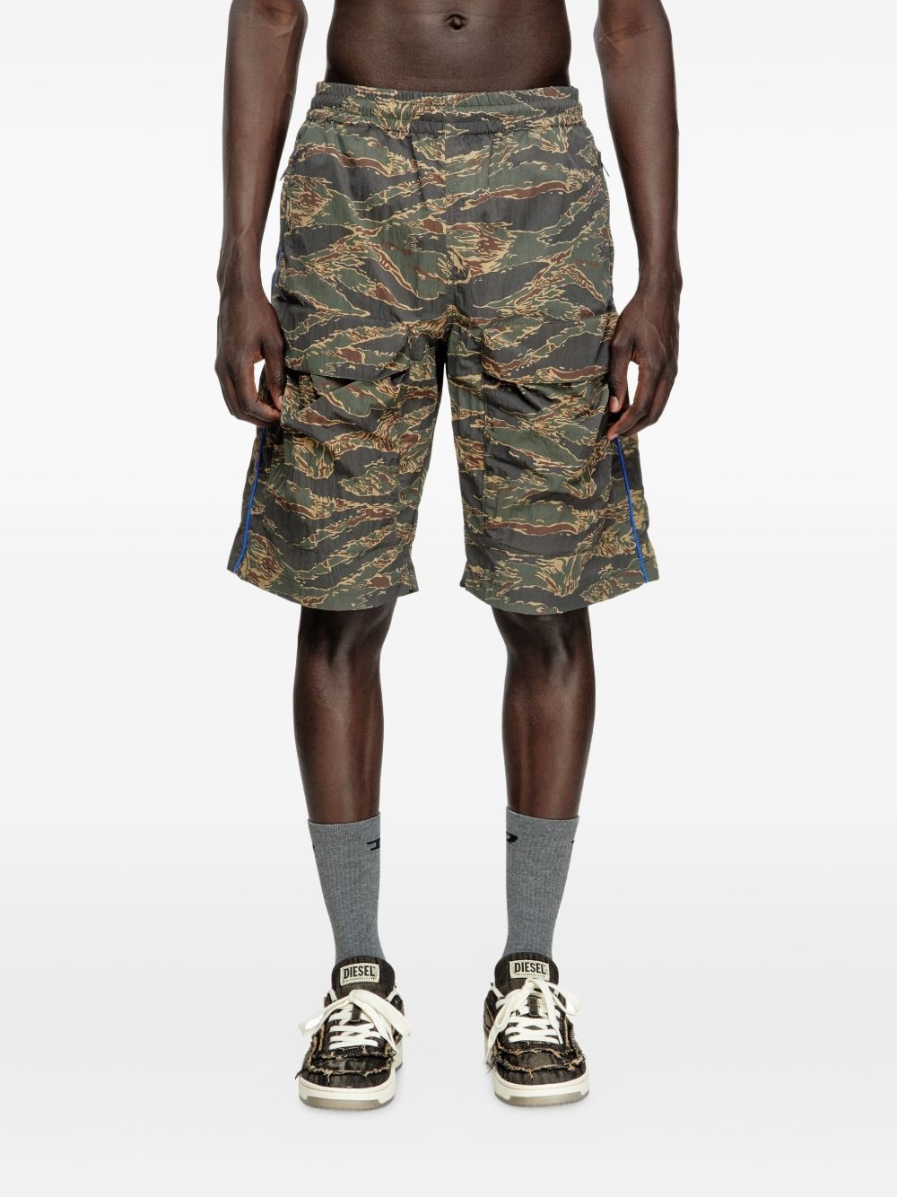 P-Ramos camouflage-print shorts - 3