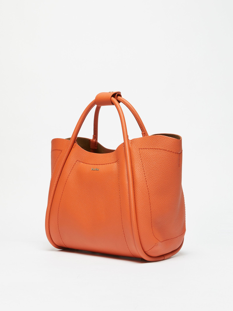 Max Mara MARINESDRUMMED Leather bag outlook