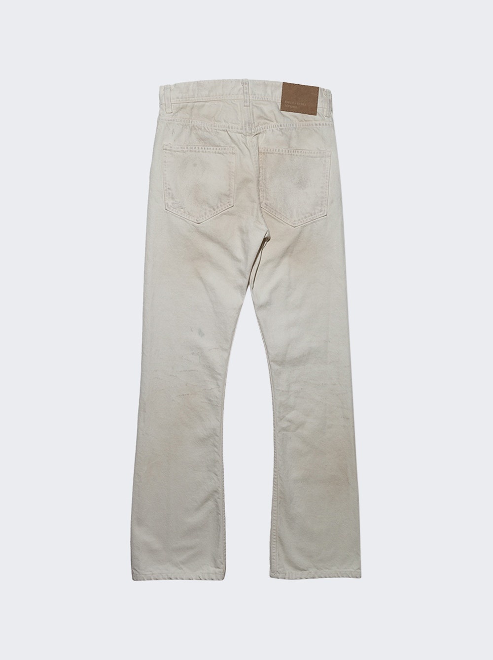 Classic Flare Leg Jeans Dirty White - 2