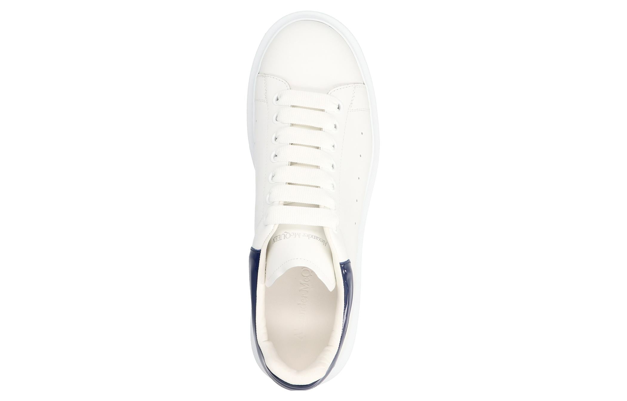 Alexander McQueen Oversized Sneaker 'White Navy' 727390WICGW9095 - 4