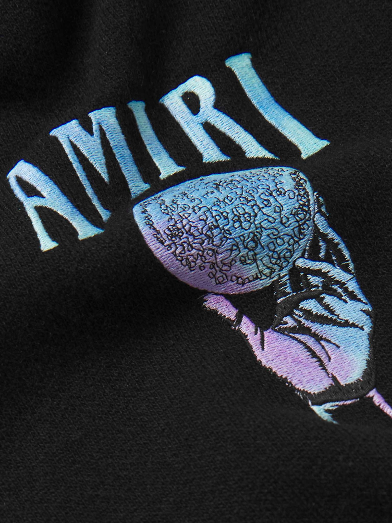 Crystal Ball Logo-Embroidered Intarsia Cashmere-Blend Hoodie - 4