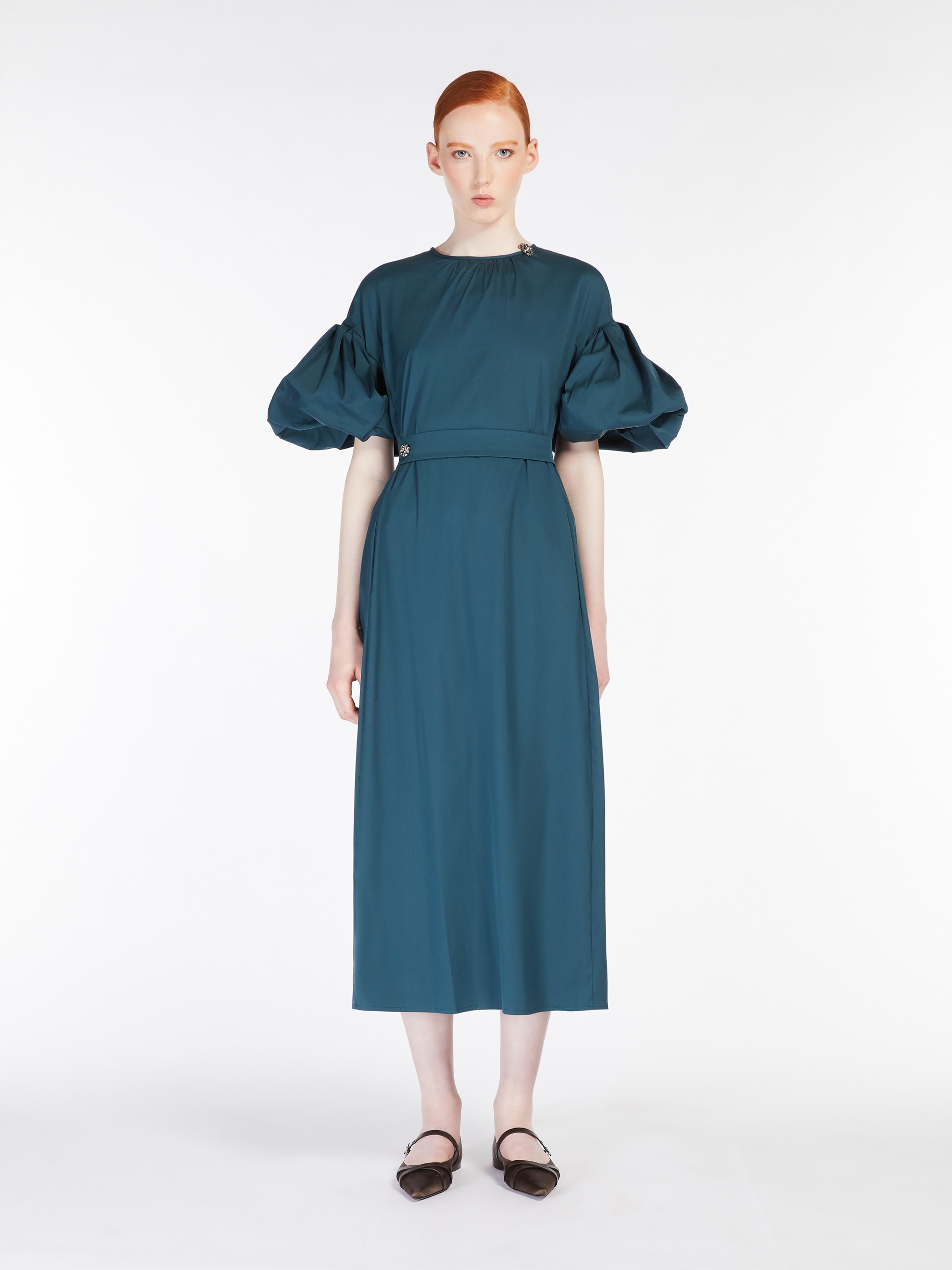 ROSE Stretch poplin sheath dress - 3