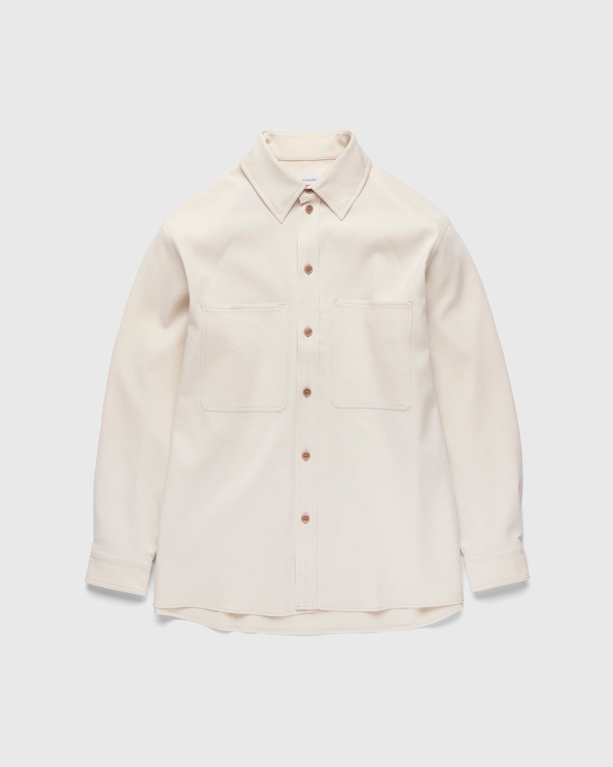 Lemaire – Wool Blend Shirt Beige - 1