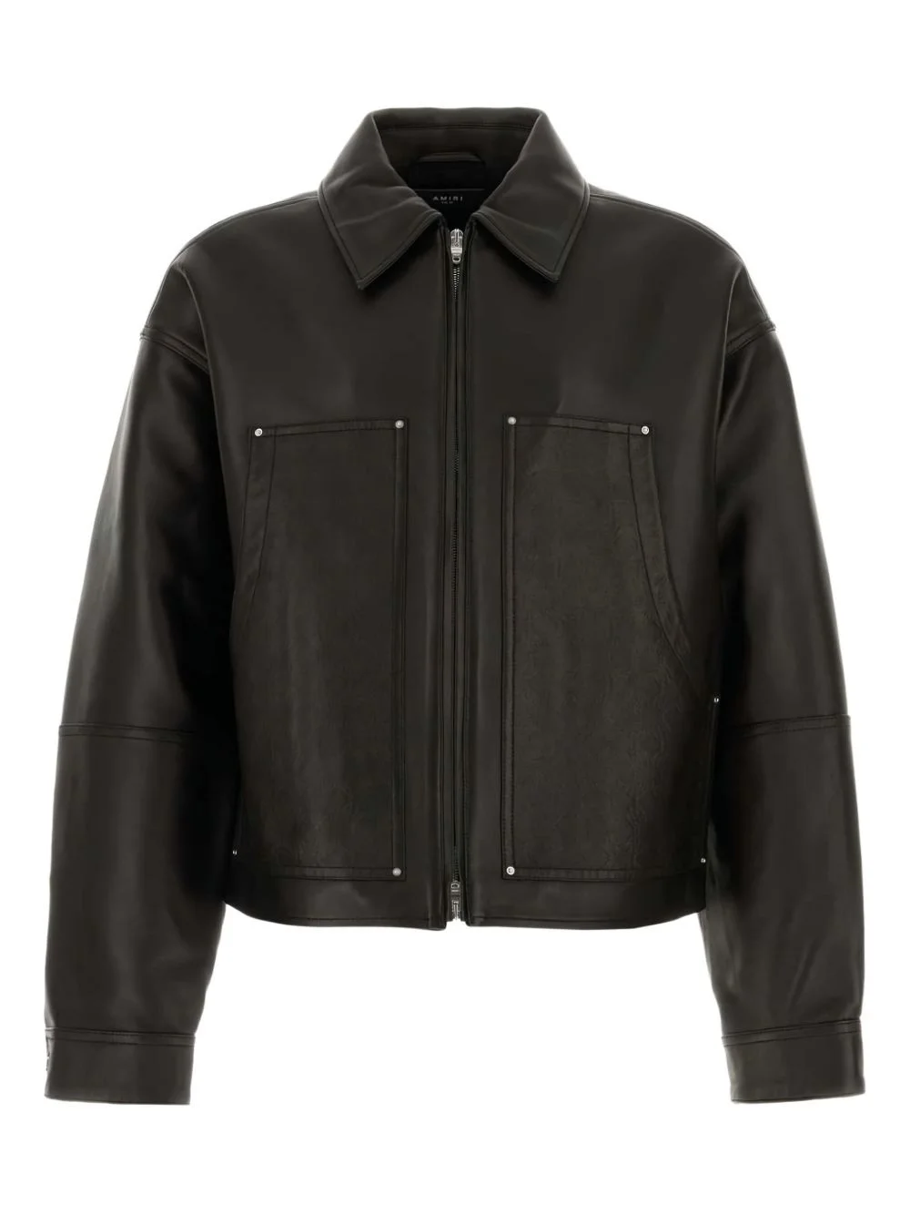 AMIRI Ma Quad Leather Work Jacket - 1