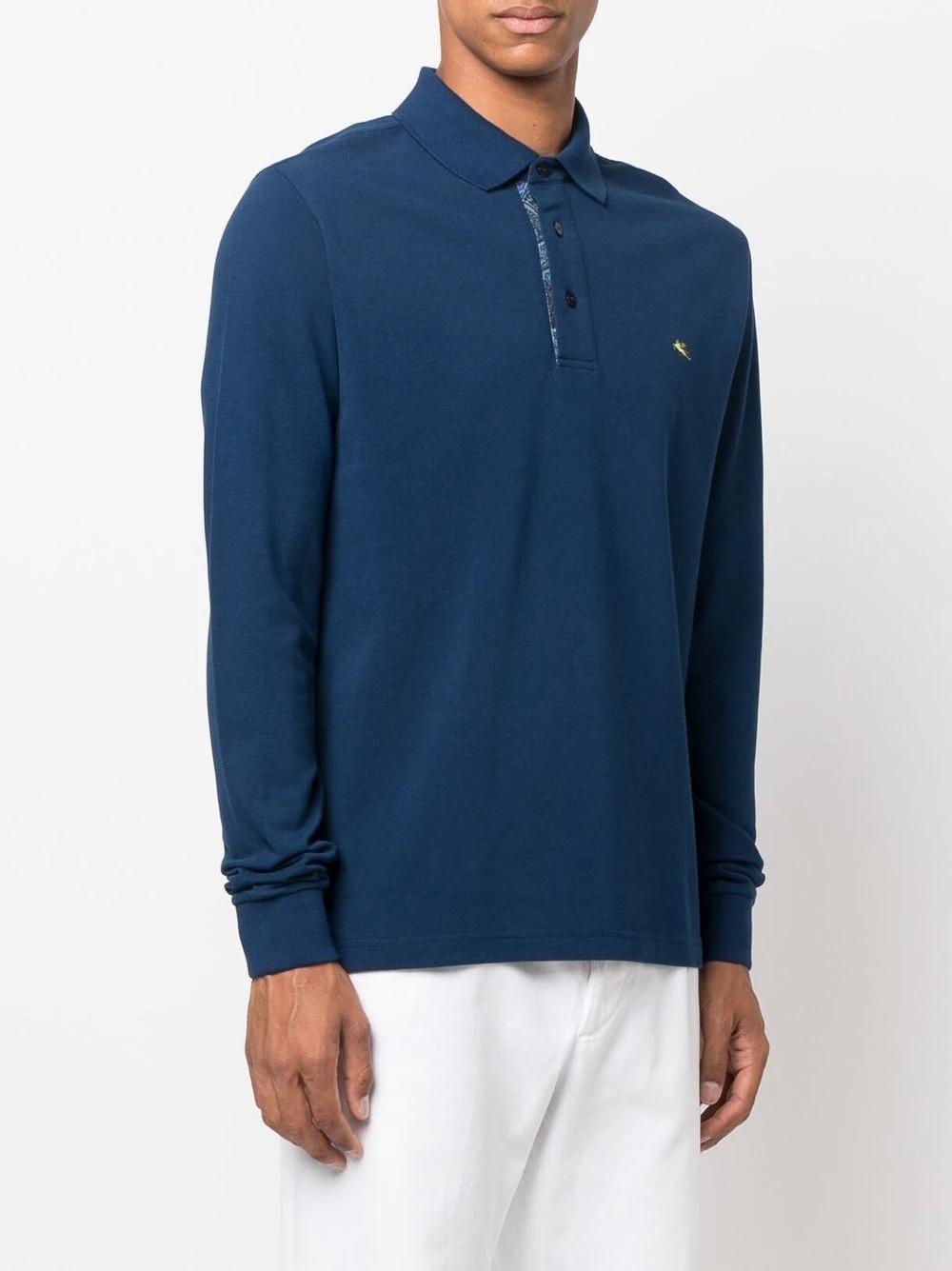 long-sleeve polo shirt - 3