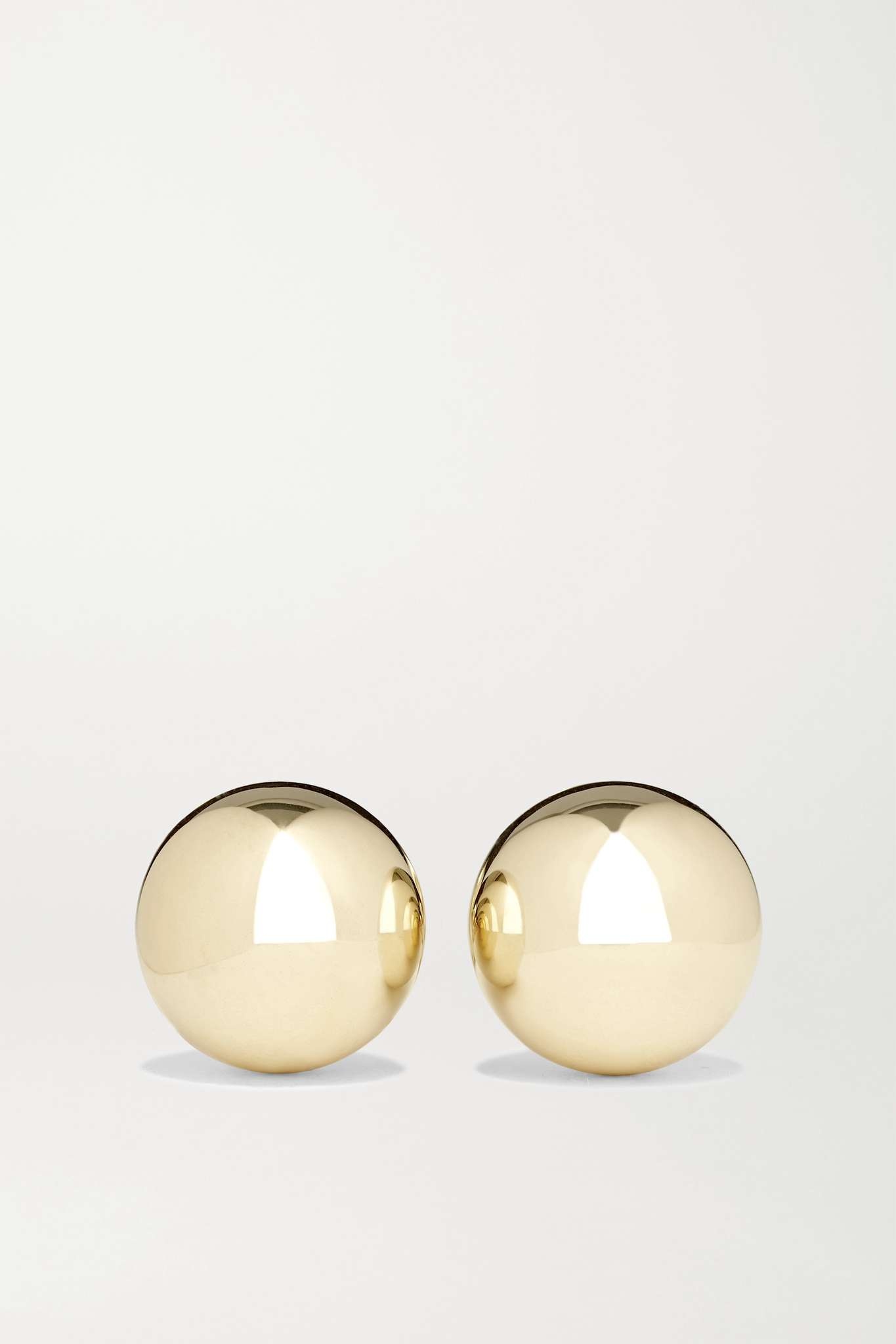 14-karat gold pearl earrings - 6