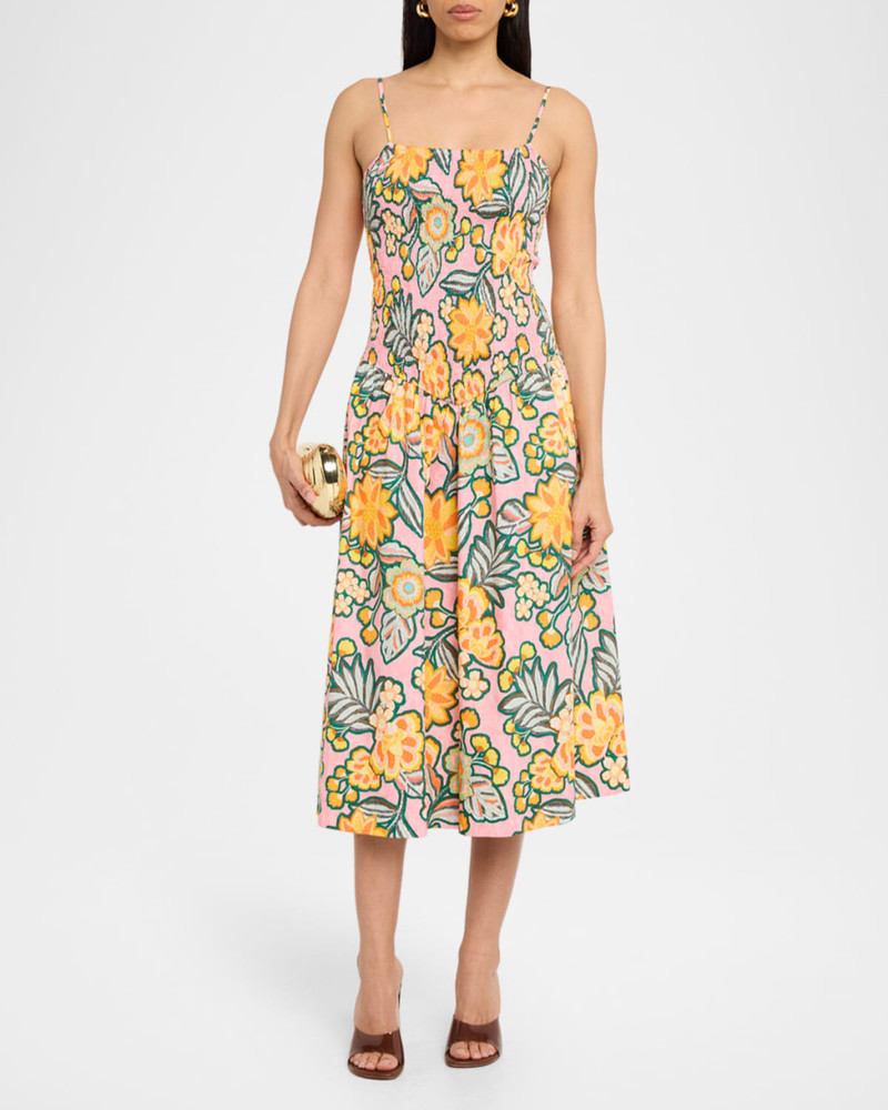 MISA Roxie Floral Midi Dress outlook