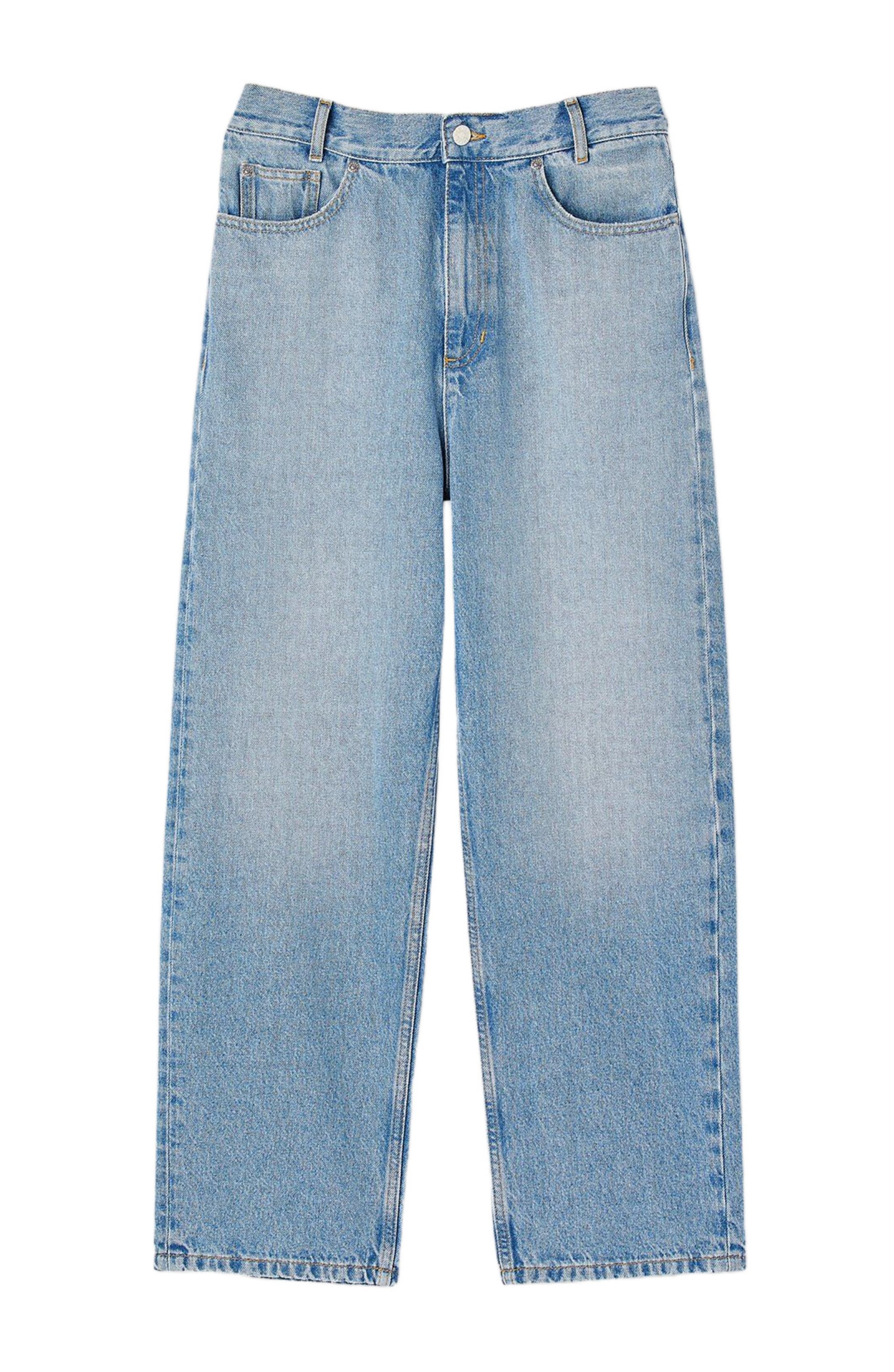 SANDRO Low-rise straight-leg jeans in Blue Jean at Nordstrom - 5
