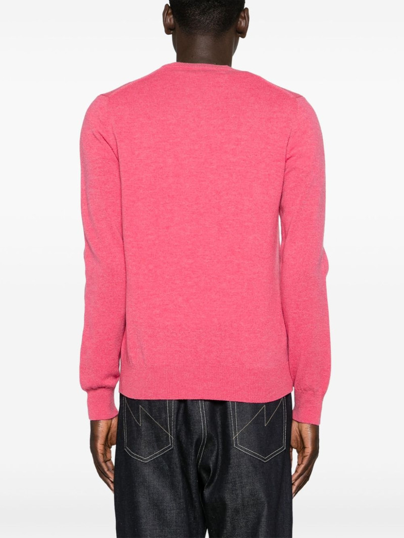 heart-patch wool jumper 5