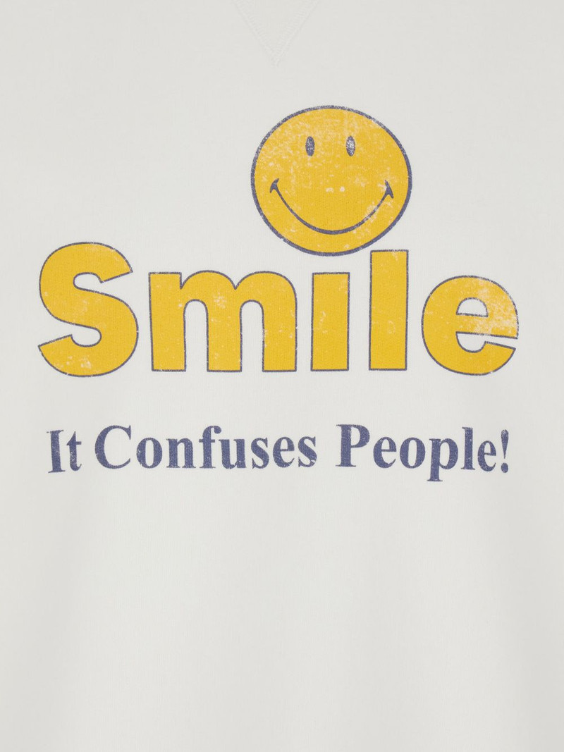 smiley-print sweatshirt 3
