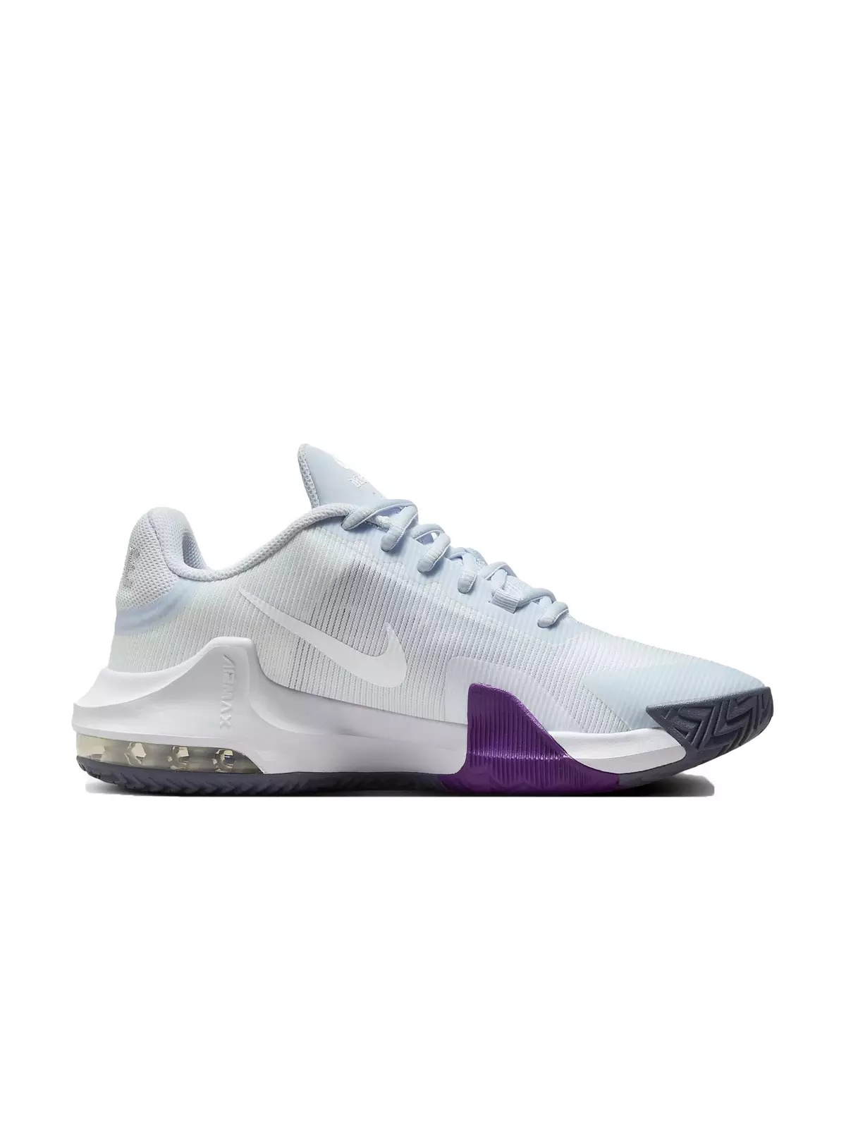 Air Max Impact 4 "Football Grey/White/Barley Grape/Platinum Violet" Women's Basketball Shoe - 1