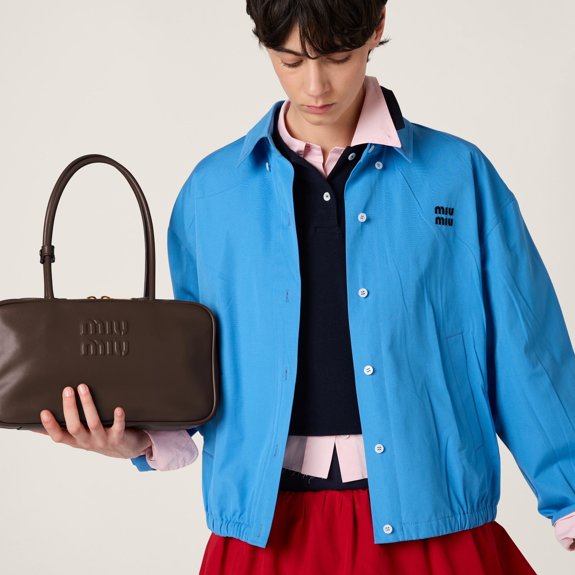 Poplin blouson jacket - 4