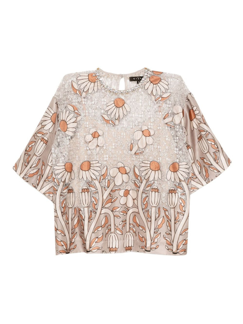 floral-print top 1