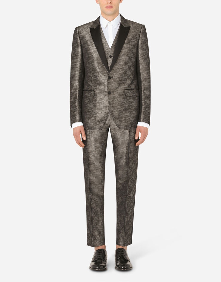 Lamé jacquard Martini-fit tuxedo suit - 1