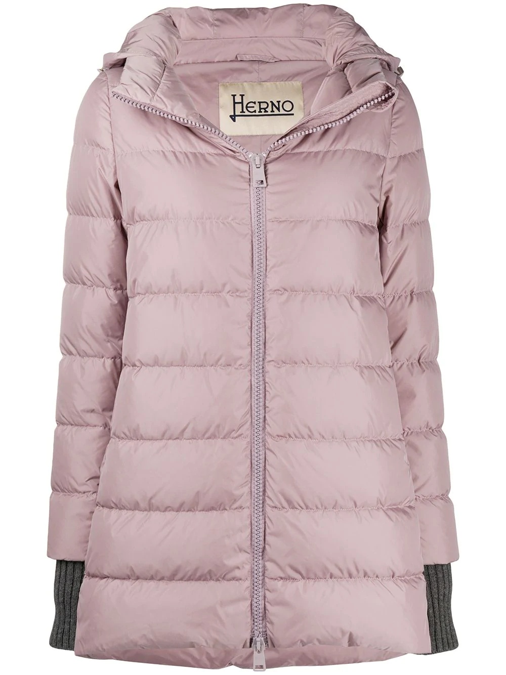 long line puffer jacket - 1