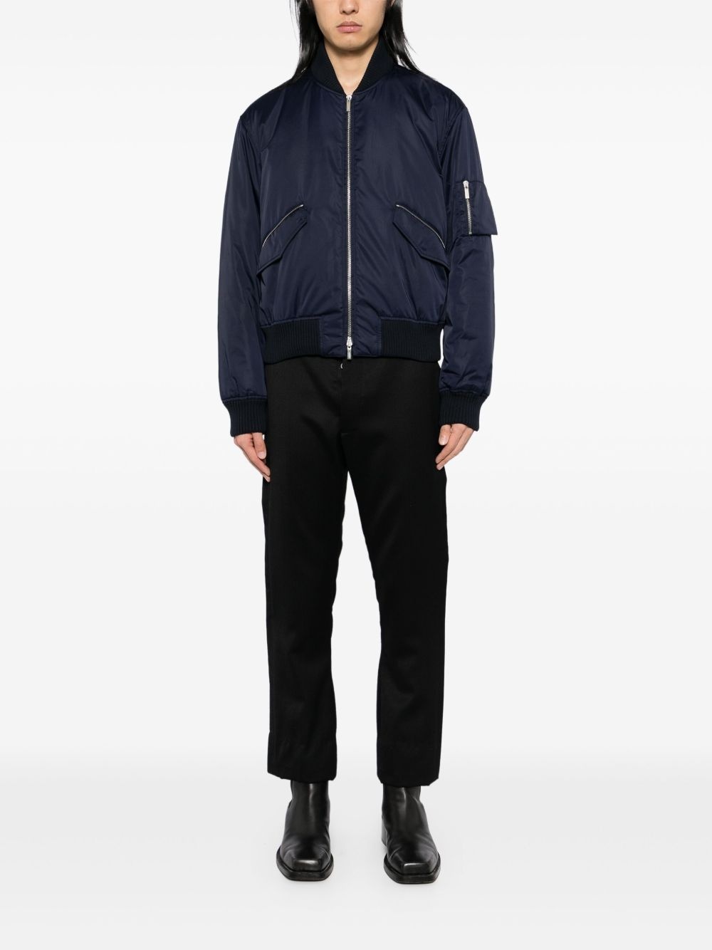 zip-up bomber jacket - 2