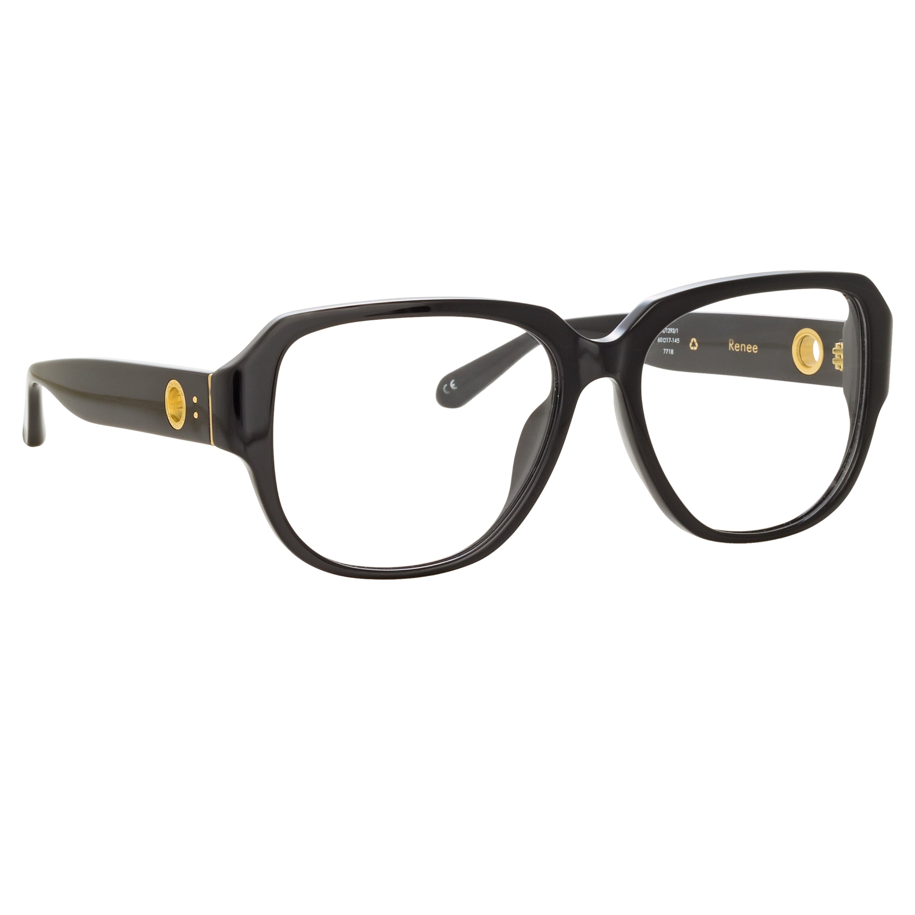 RENEE OVERSIZED OPTICAL FRAME IN BLACK (MEN'S) - 3