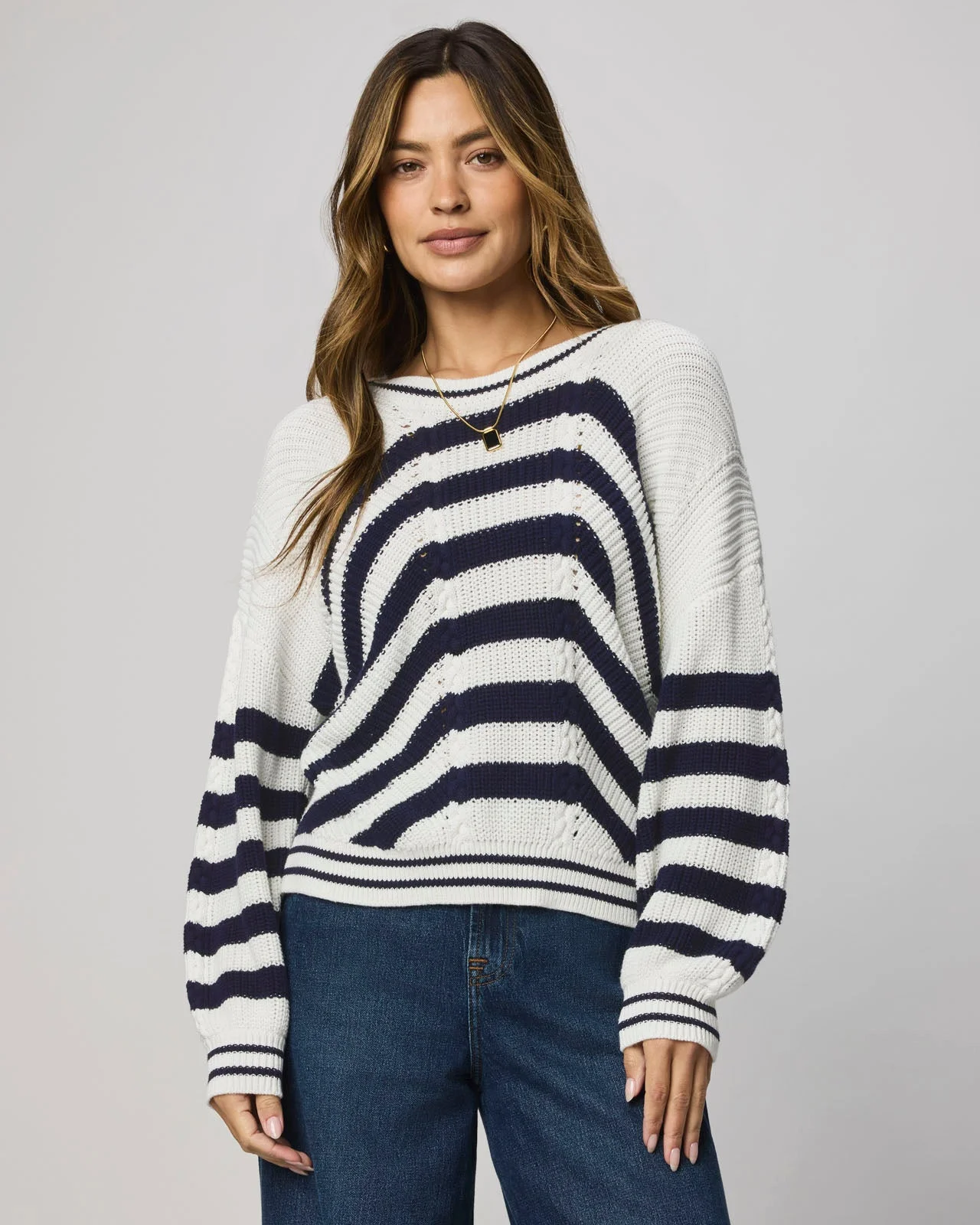 Vienna Chevron Sweater - 1