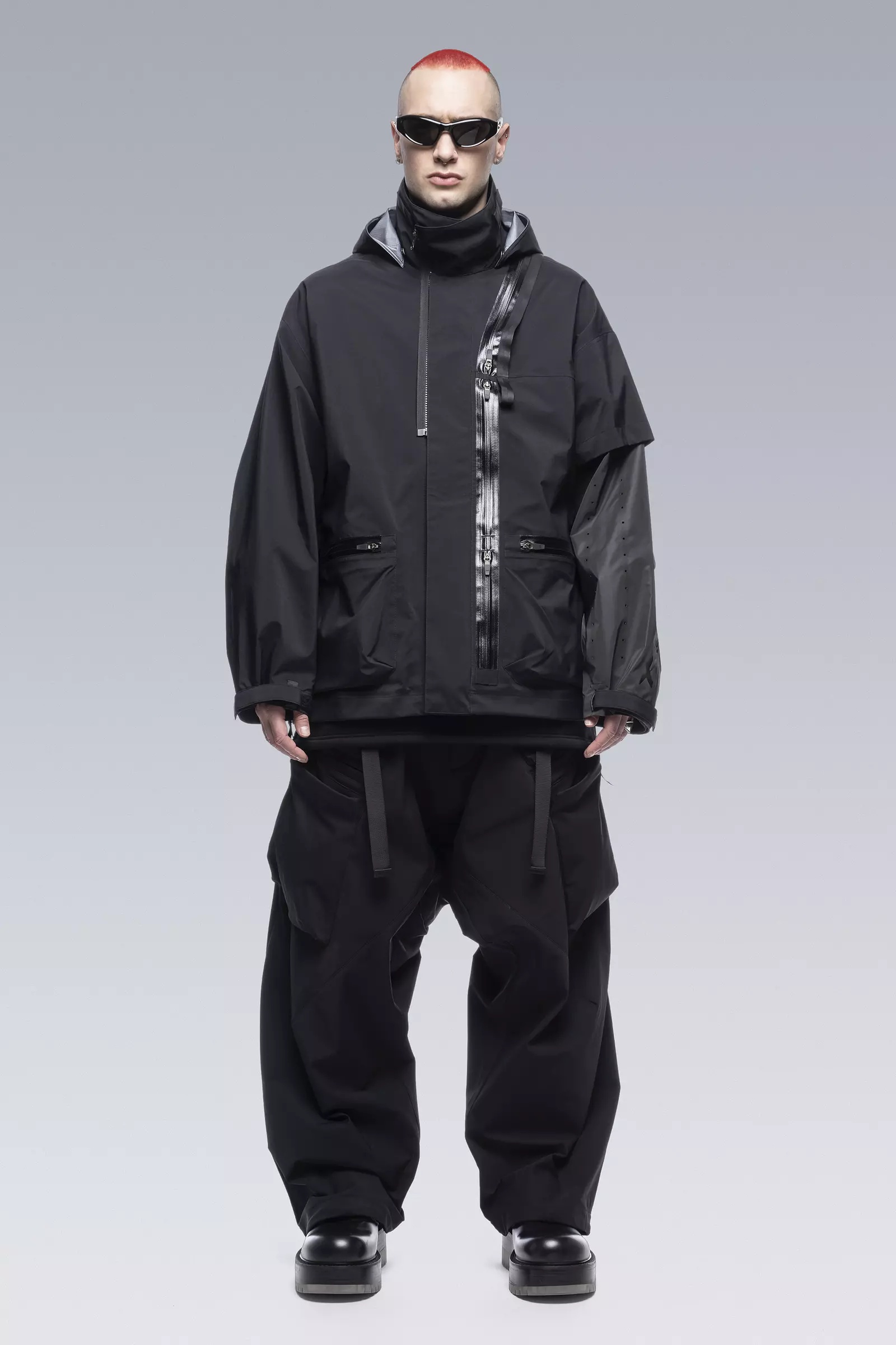 J115-GT 3L Gore-Tex Pro Interops Jacket Black/Black - 7