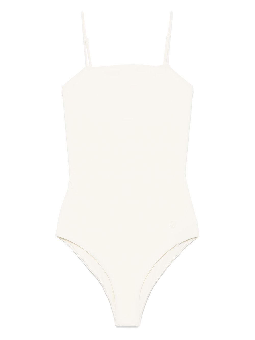 logo-embroidered swimsuit - 1