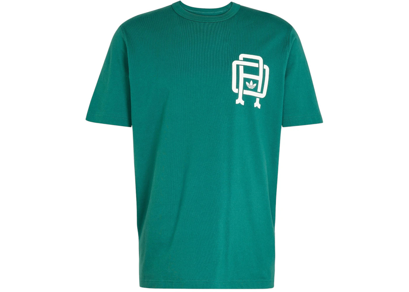 adidas Logo T-Shirt Collegiate Green - 1