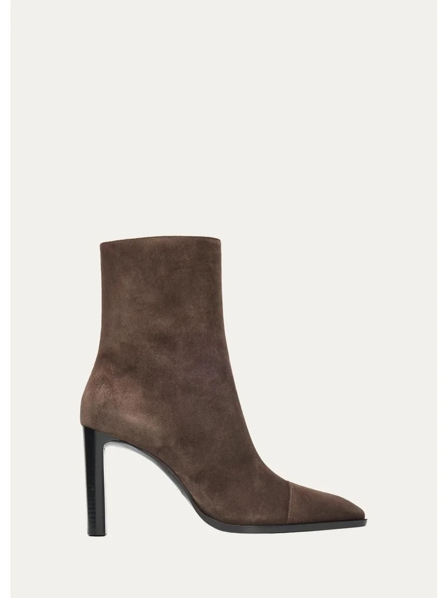 95mm Venetia Suede Booties - 1