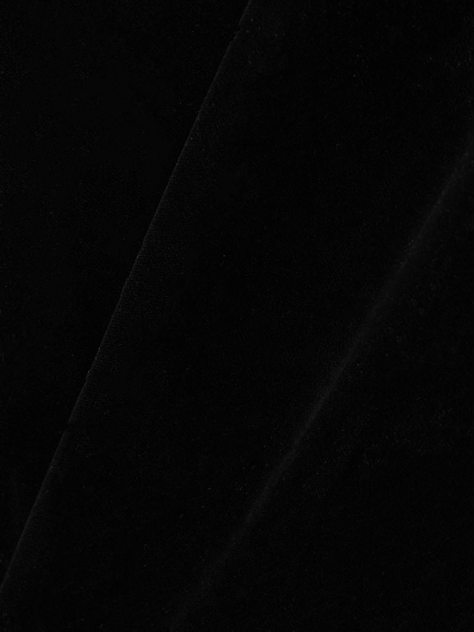 Velvet maxi skirt Black - 4