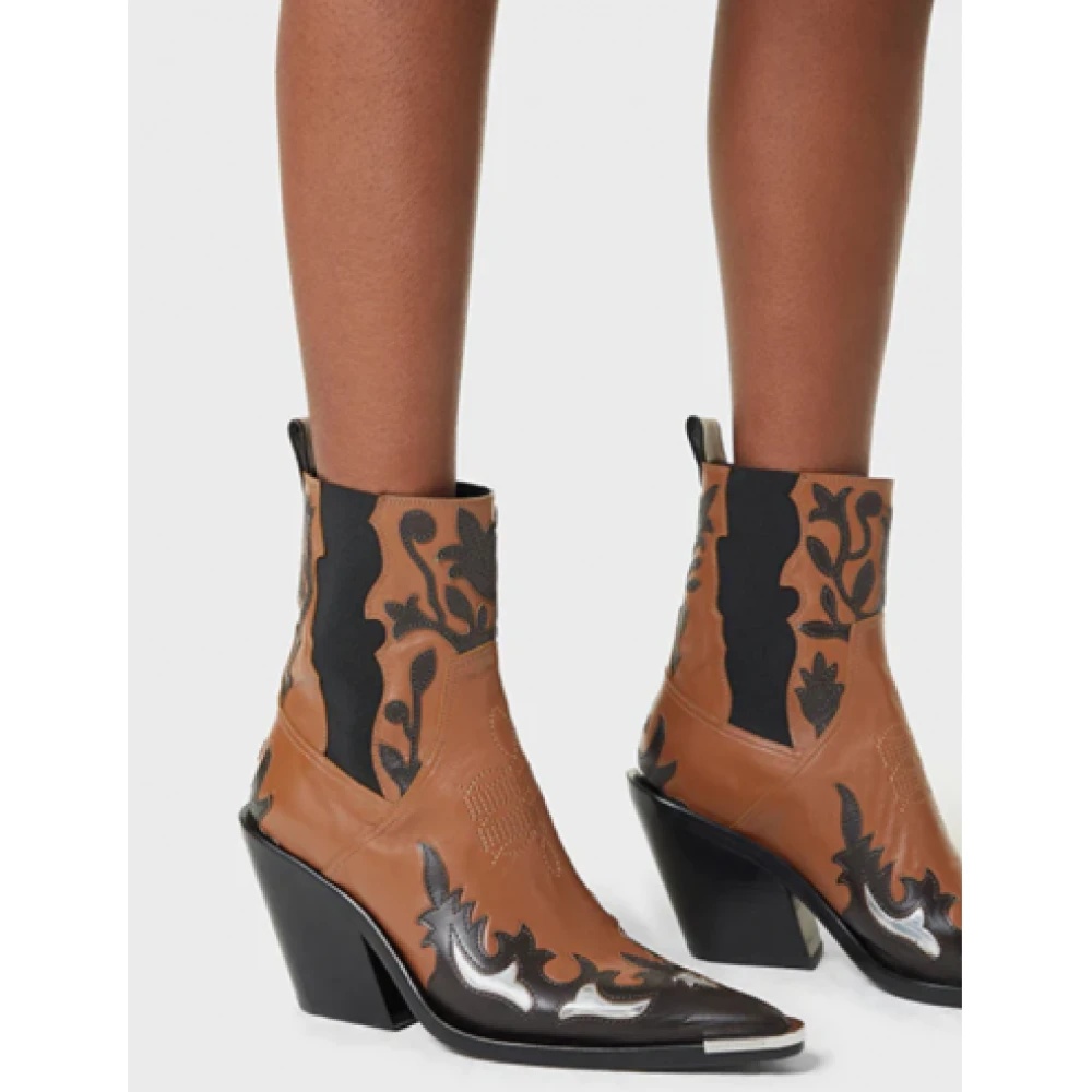 Paco Rabanne WESTERN STYLE LEATHER CHELSEA BOOTS miinto REVERSIBLE